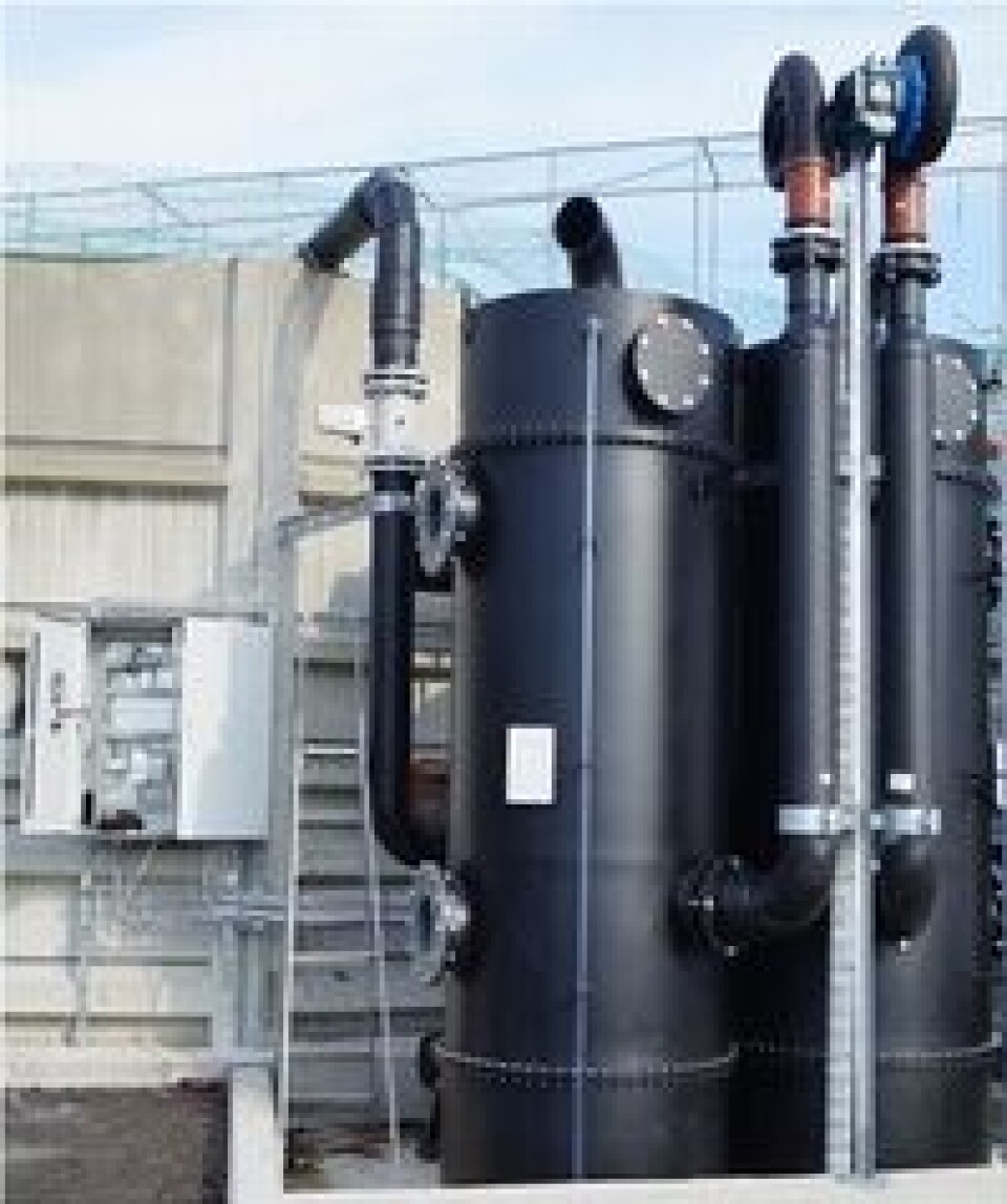 Prototypen på CO2-lufteren har vært testet ut ved Marine Harvests settefiskanlegg i Kvingo i Hordaland.
