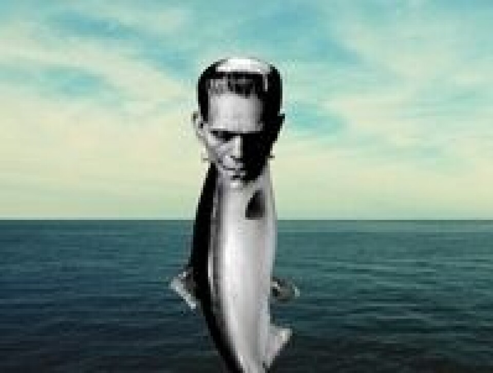 Kunsteren sier stykket er et desperat skrik etter ydmykhet og respekt for havet og de som lever der . Foto: Vår Scene Fest