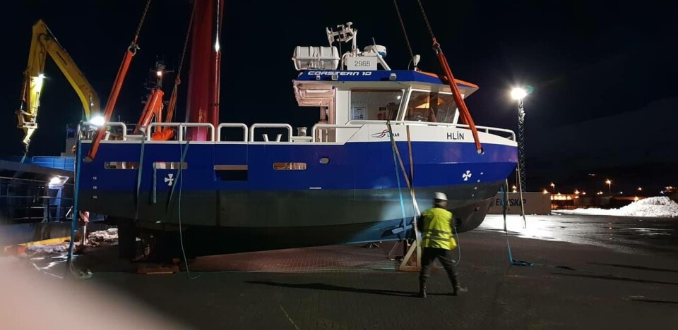 Laxars nyeste fartøy i flåten er av typen Coster 10, og er bygget av Vard Aukra. Foto: Laxar.