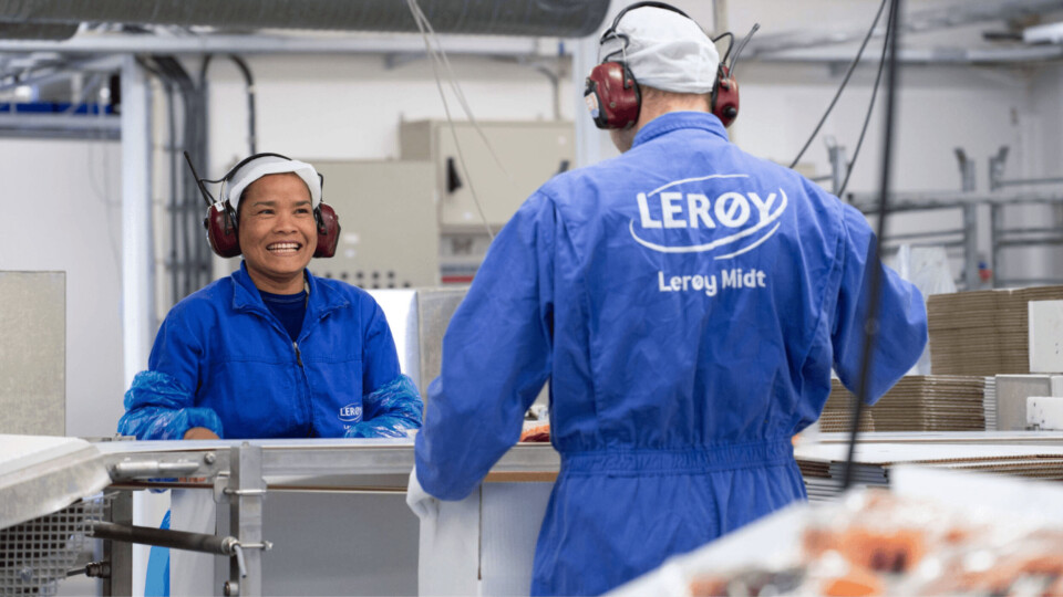 Selskapet opprettholder et høyt slaktemål i 2021 og sier samtidig at det ligger an til ytterligere vekst for selskapet i årene som kommer. Foto: Lerøy