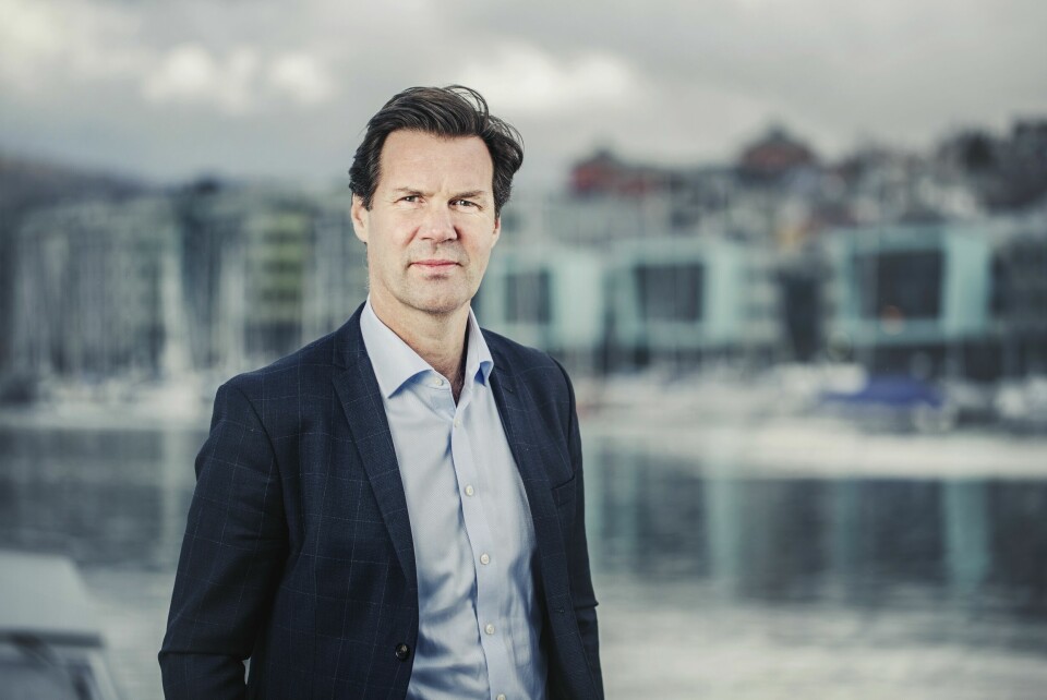 Henning Beltestad, konsernleder i Lerøy Seafood Group sier han har stor tro på videre vekst for selskapet i årene som kommer. Slaktevolumene skal opp, mener han. Foto: Lerøy