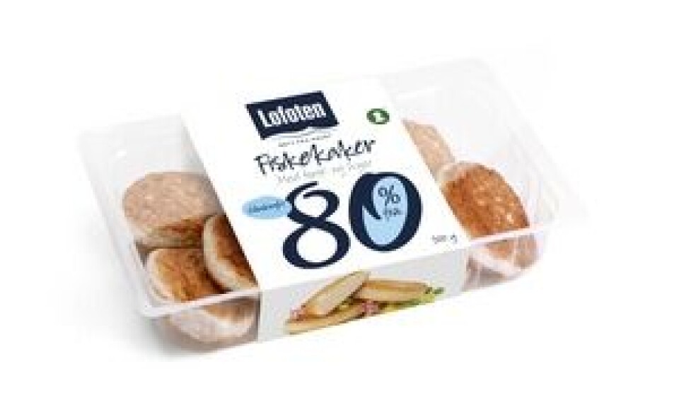 Lofoten har nå også fått 80 prosent fiskekaker, tidligere hadde de bare 80 prosent fiskeburgere.