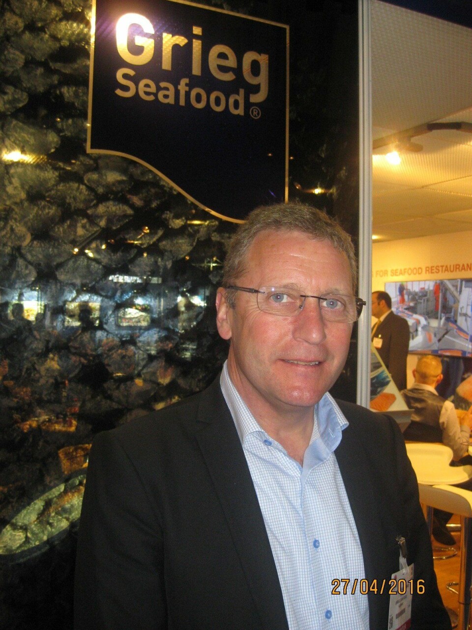 Konsernsjef Andreas Kvame i Grieg Seafood. Foto: Rob Fletcher.