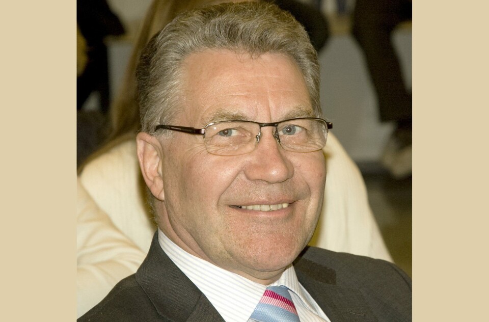 Svein Ludvigsen var fiskeri- og kystminister i Kjell Magne Bondeviks andre regjering 2001–2005. Foto: Gustav-Erik Blaalid.