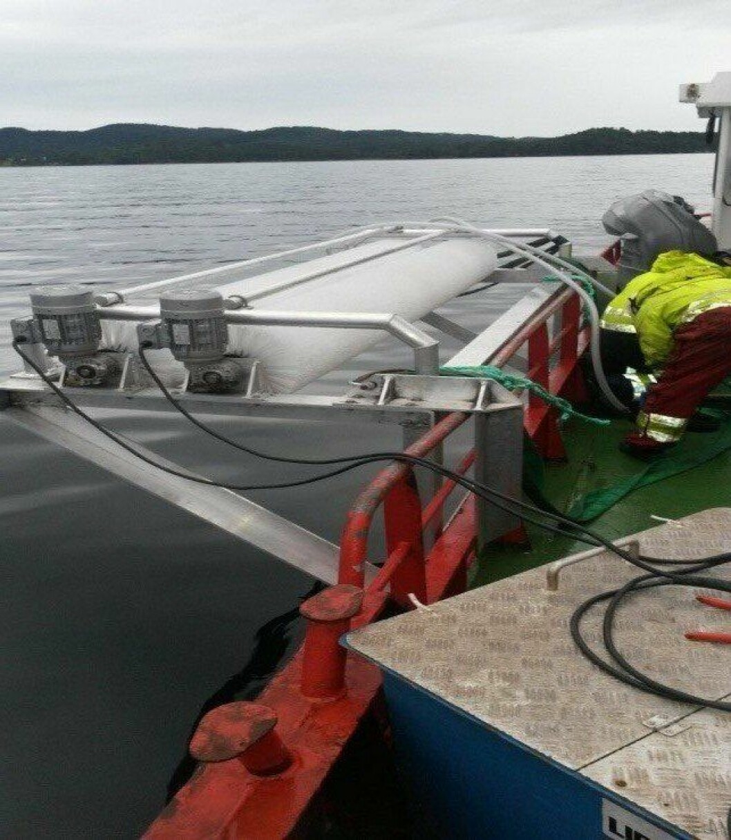 - Vaskerene har hydrauliske motorer som kan kobles direkte til båt, eller anlegg, hastighet kan også varieres, sier Einar H. Jacobsen i Lumic til kyst.no.