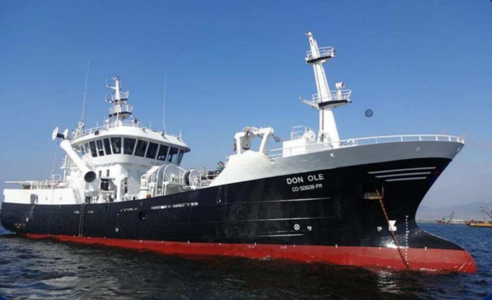'Don Ole' er en av de nyere båten til Austevoll Seafood-selskapet Austral som bl.a. fisker anchoveta utenfor Peru.