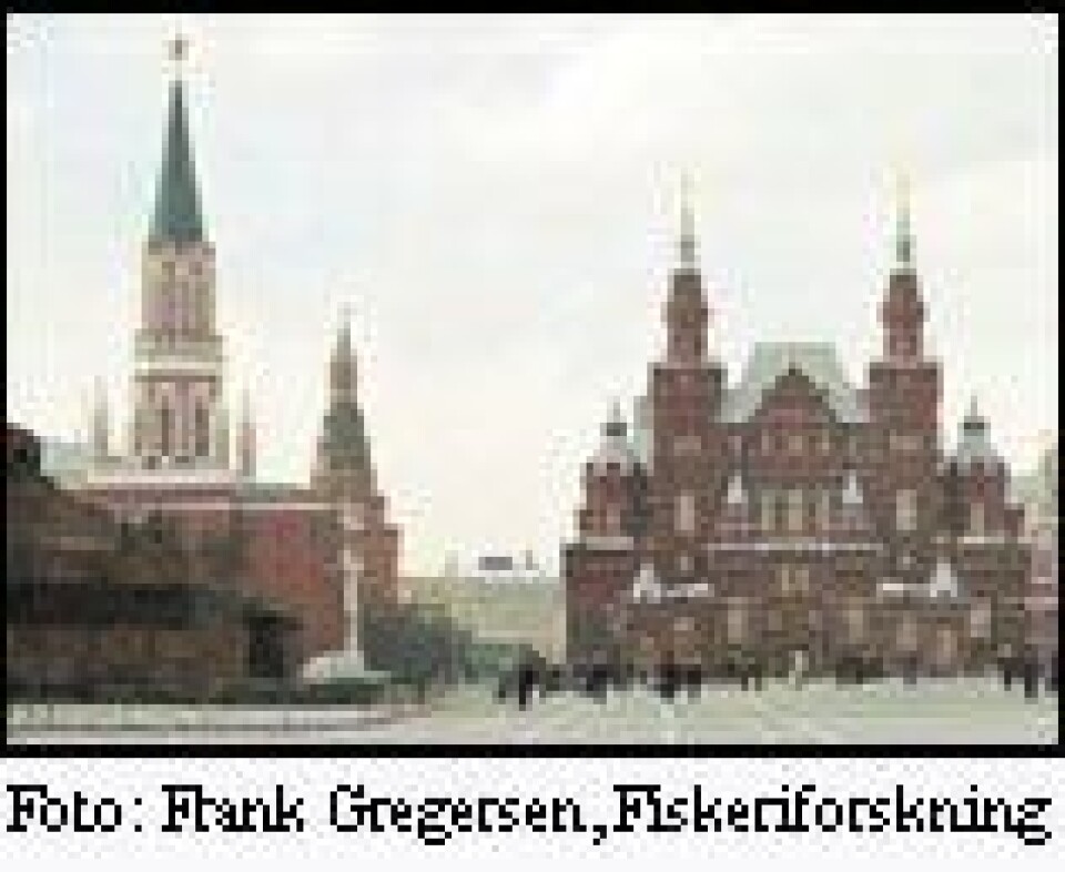 Russland rode plass