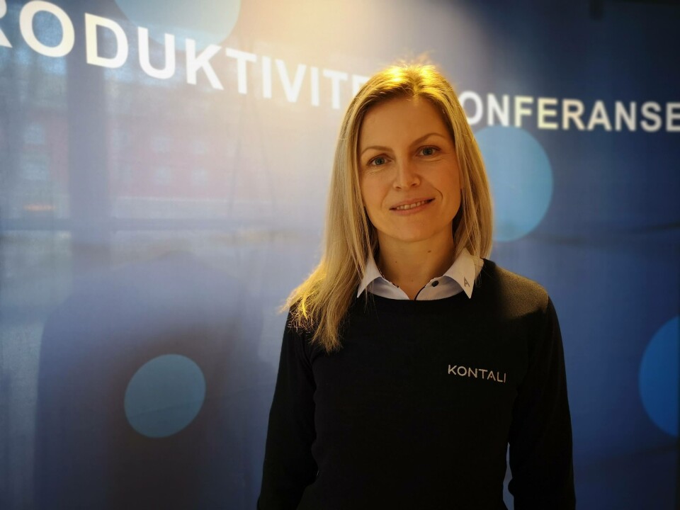 I kjent stil ble produktivitetsbarometeret presentert i år som tidligere år på Produktivitetskonferansen i regi av Kontali. Det er 19 gangen konferansen blir arrangert. Foto: Ole Andreas Drønen.