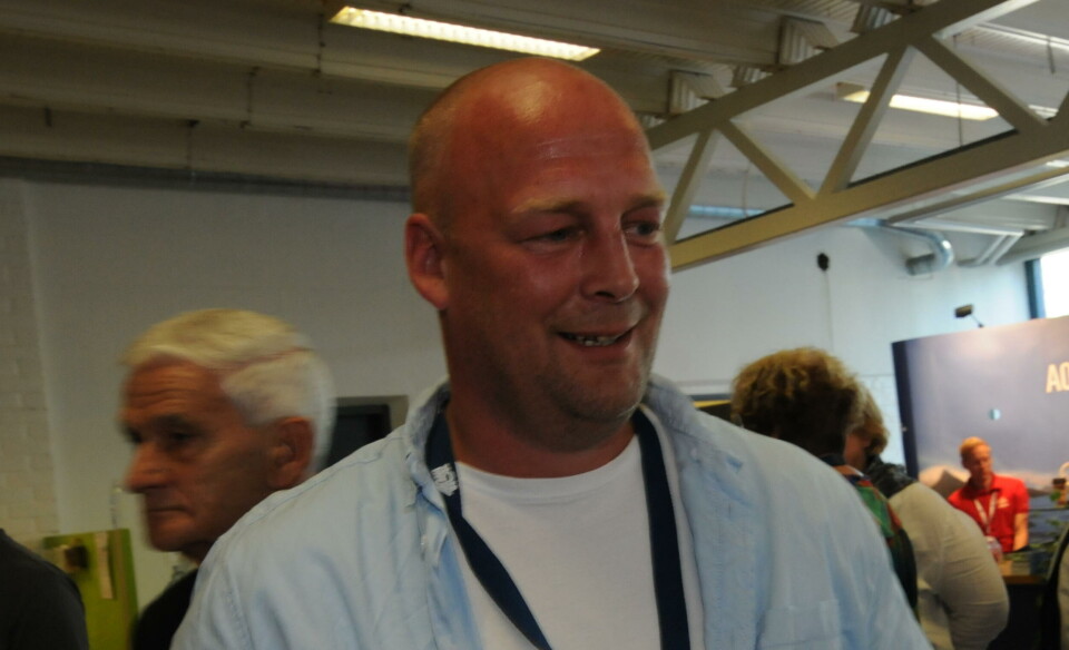 Andreas Linhom under Aqua Nor 2015. Foto: Pål Mugaas Jensen