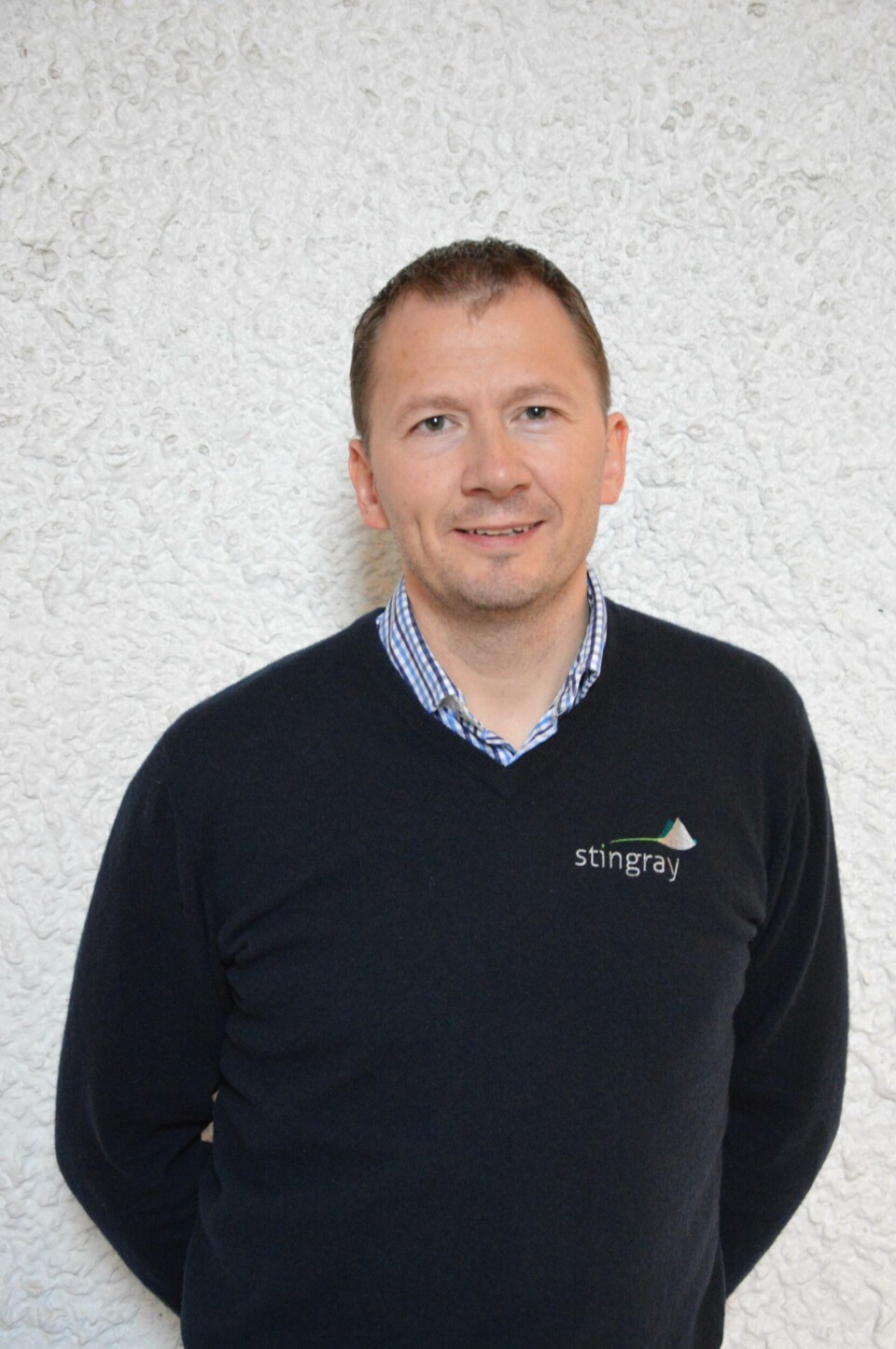 Daglig leder i Stingray Marine Solutions, John Arne Breivik sier at de jobber målbevisst med utvikling av laseren. Foto: Therese Soltveit. Daglig leder i Stingray Marine Solutions, John Arne Breivik sier at de jobber målbevisst med utvikling av laseren. Foto: Therese Soltveit.