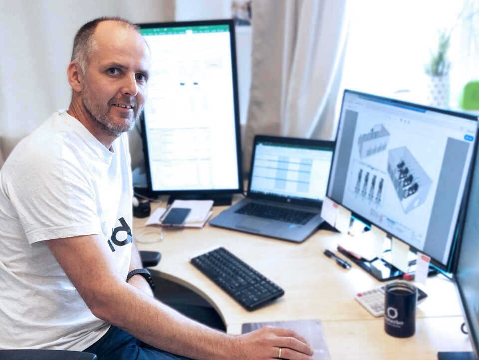 Magne Halland i Østerbø Maskin. Foto: Østerbø Maskin