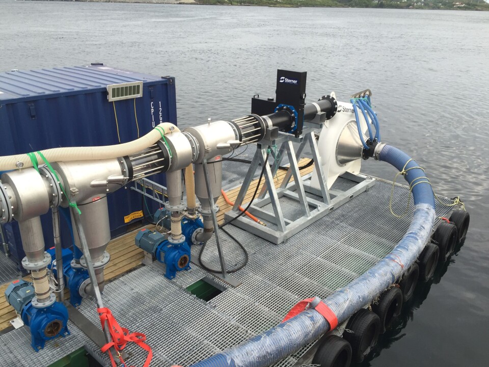 Illustrasjonsfoto. Prototype av Hydrolicer. Foto: Marine Harvest. Illustrasjonsfoto. Prototype av Hydrolicer. Foto: Marine Harvest.