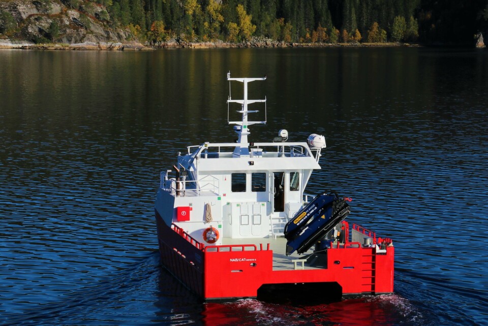 «Nordbjørn» er 15 meter lang og 8 meter bred. Foto: Moen Marin. «Nordbjørn» er 15 meter lang og 8 meter bred. Foto: Moen Marin.