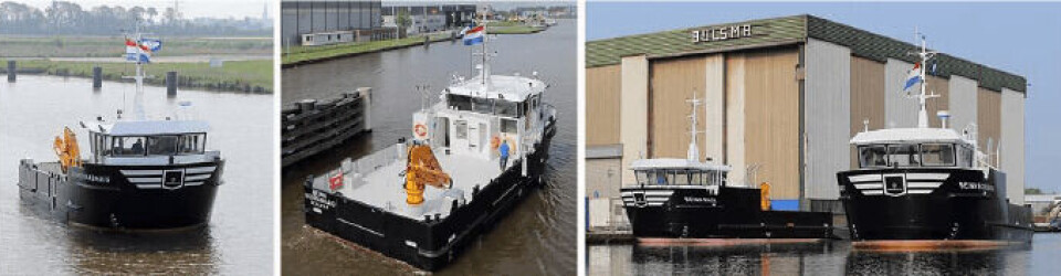 Båter til Marine Harvest Scotland. Foto: Bijlsma Shipyard ,