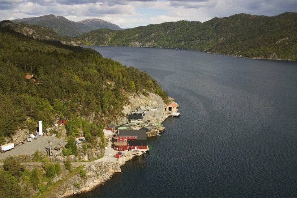Vågafossen. Foto: Marine Harvest.