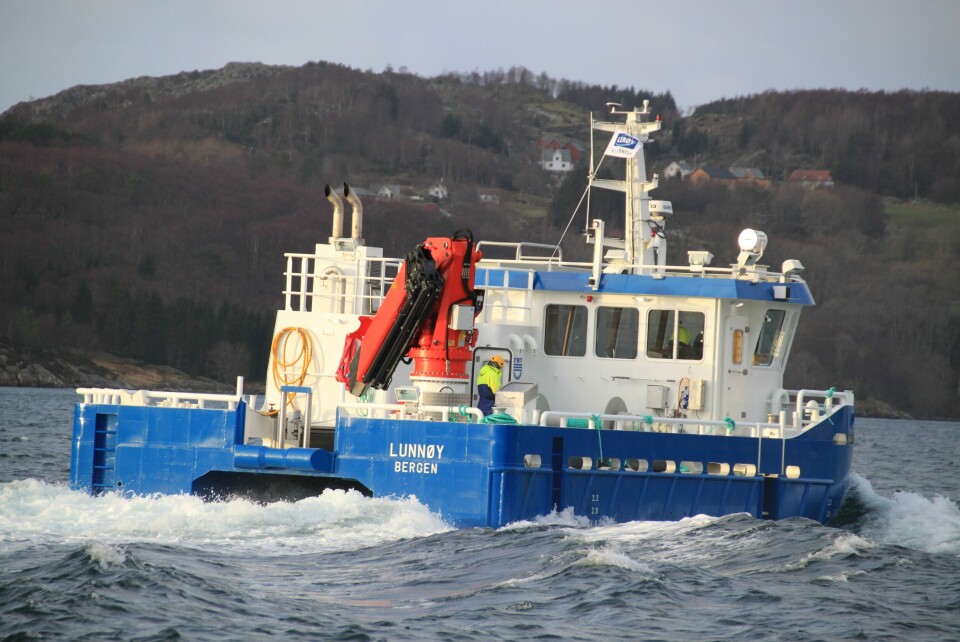 FMV har bygget en rekke arbeidsbåter til oppdrettsnæringen. Nå gjør verftet det enklere for rederne å velge grønnere driftsløsninger. Foto: FMV