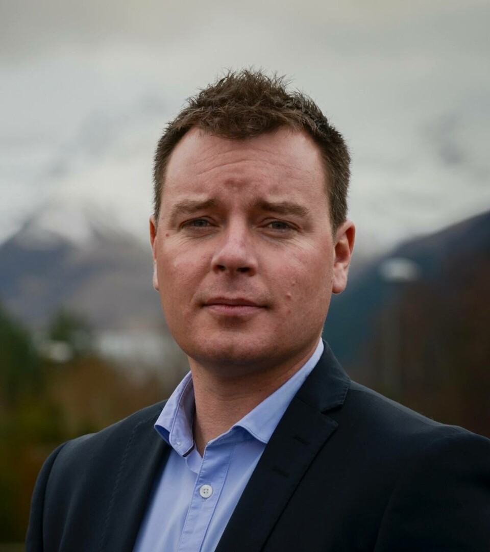 Ben Hadfield, administrerende direktør, for Marine Harvest Scotland. Foto: MH.