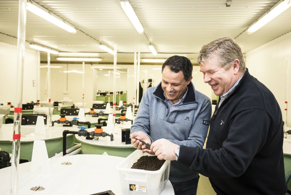 Dr Adel El Mowafi og president Einar Wathne. Foto: Cargill.