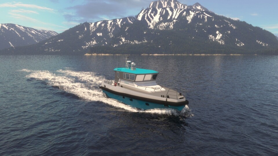 Maritime Partner skal levere en ny arbeidsbåt til Cermaq Norway i tredje kvartal til neste år. Foto: Maritime Partner. Maritime Partner skal levere en ny arbeidsbåt til Cermaq Norway i tredje kvartal til neste år. Foto: Maritime Partner.