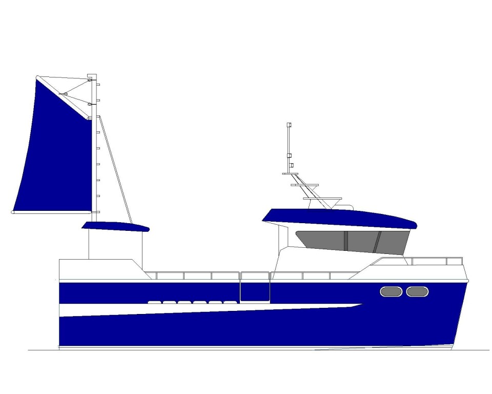 'Vaagland 1099 speedsjark', seriens største modell. Illustrasjon: VMV.