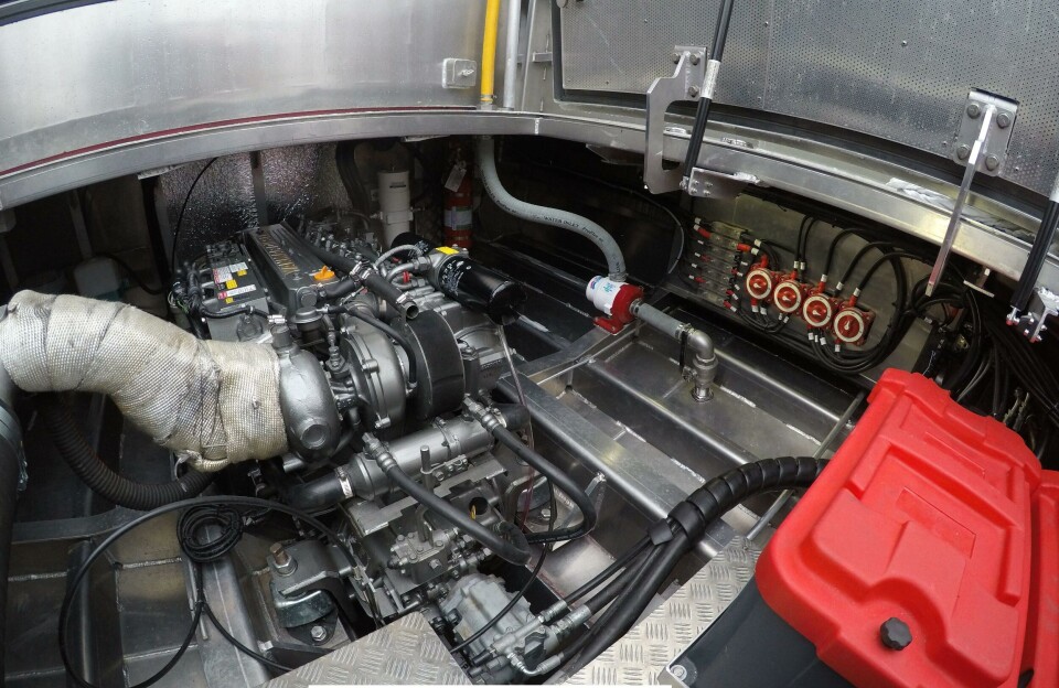 Gurine er utrustet med en Yanmar motor med 370 hk. Foto: MarTec.