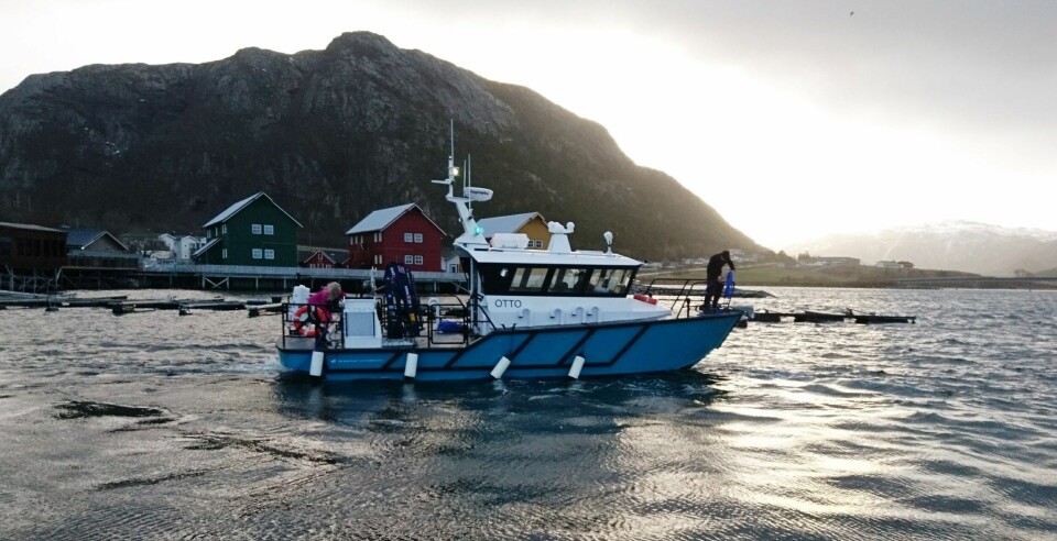 Fartøyet Otto ble levert til Aqua Kompetanse på slutten av 2017. Foto: Martec.