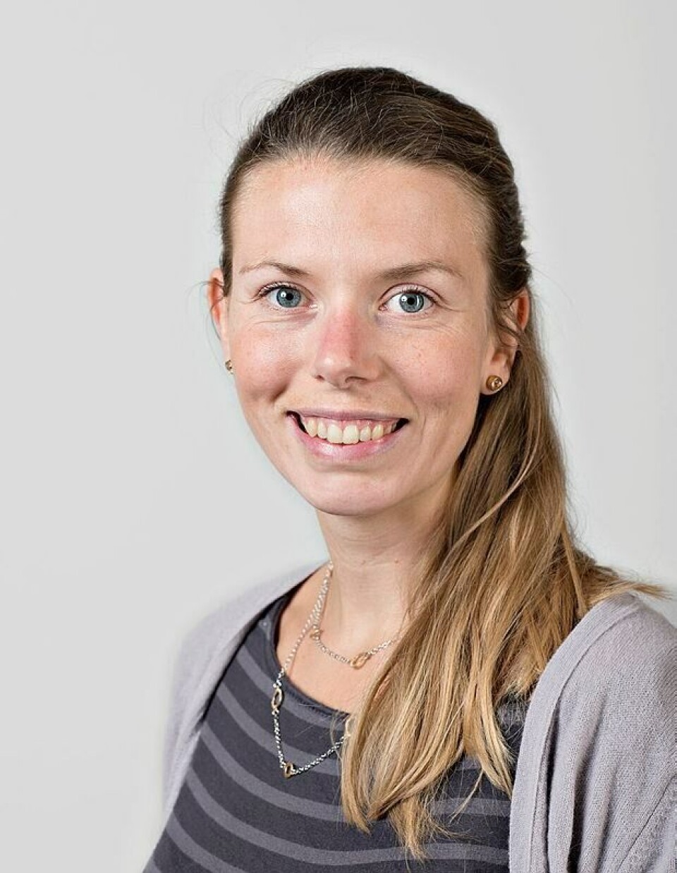 Lene Sveen har forsket på laksens immunrespons i skinnet. Foto: Jon-Are Berg-Jacobsen.