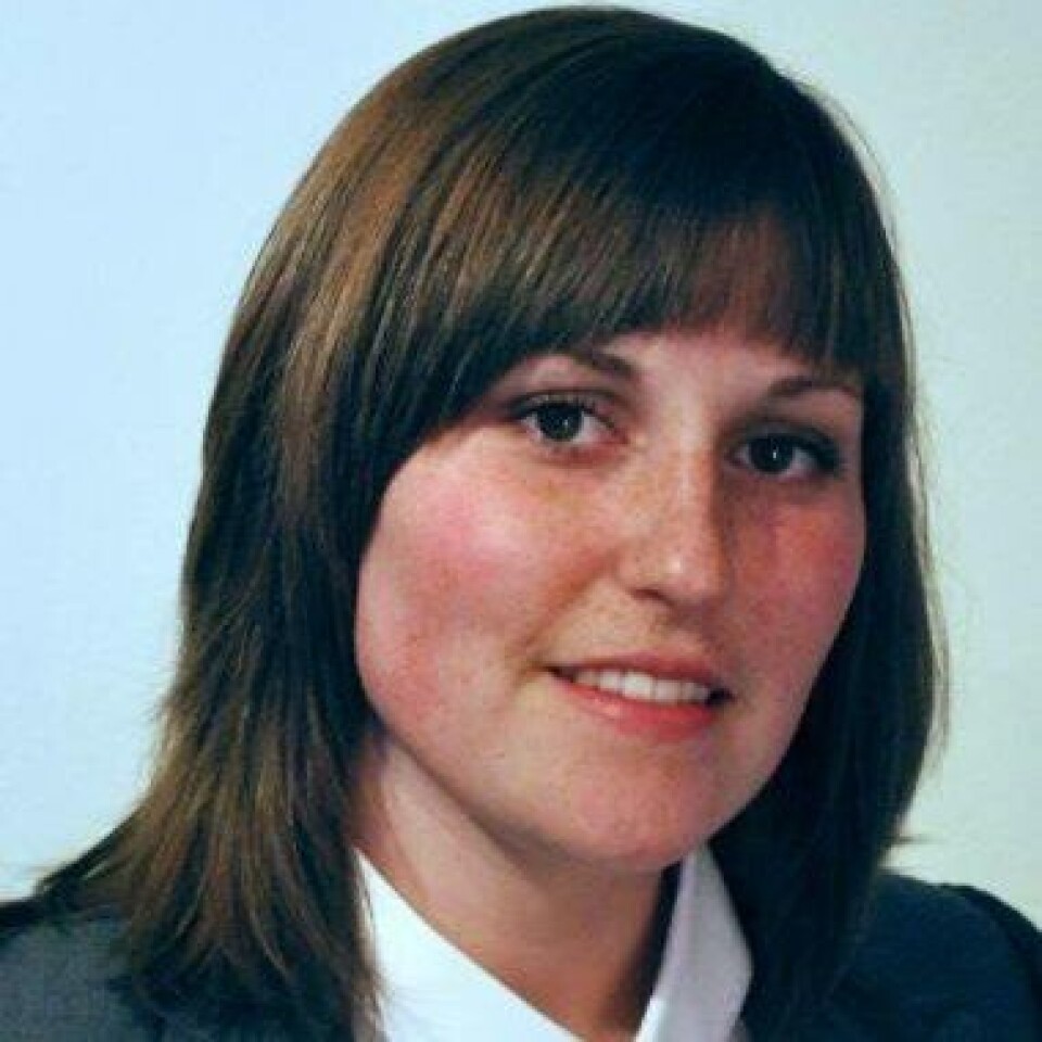 Ida-Kathrin Gjerstad Nerbøvik er ny fiskehelsebiolog i Fishguard. Foto: Fishguard.