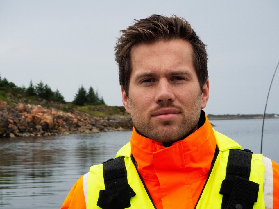 Andreas Skagøy er ny fiskehelsesjef i Måsøval Fiskeoppdrett og sier han ser frem til å være en langsiktig pådriver for et godt, helhetlig fiskehelsearbeid. Foto: Kristina Kaald.