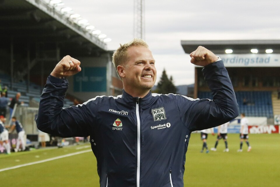 Christian Michelsen fotballtrener i KBK. Foto: NTB. Christian Michelsen fotballtrener i KBK. Foto: NTB.