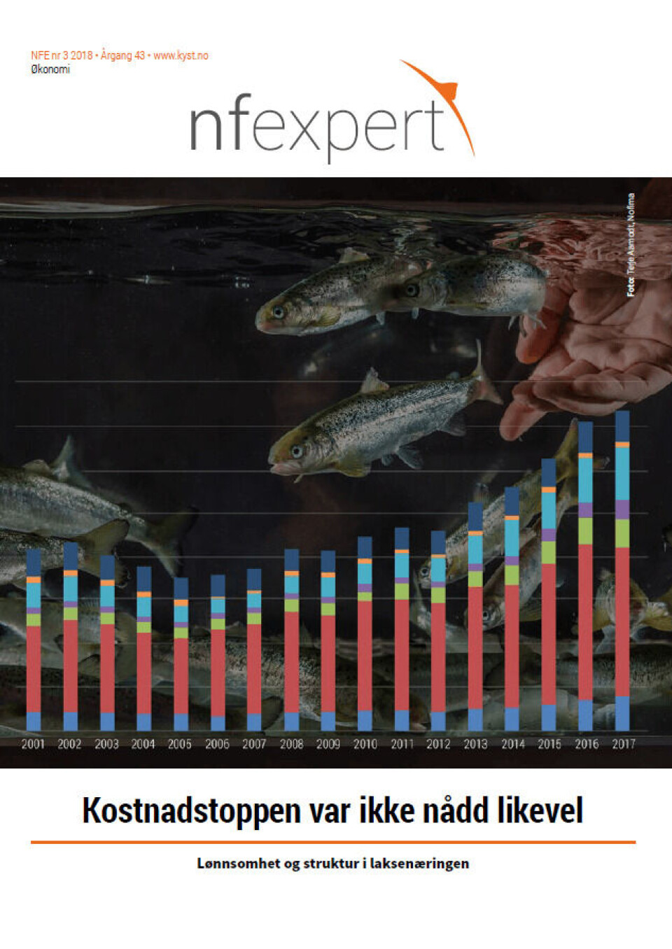 Klikk på lenken nederst i artikkelen les siste utgave: Norsk Fiskeoppdretts temanummer om økonomi og struktur.