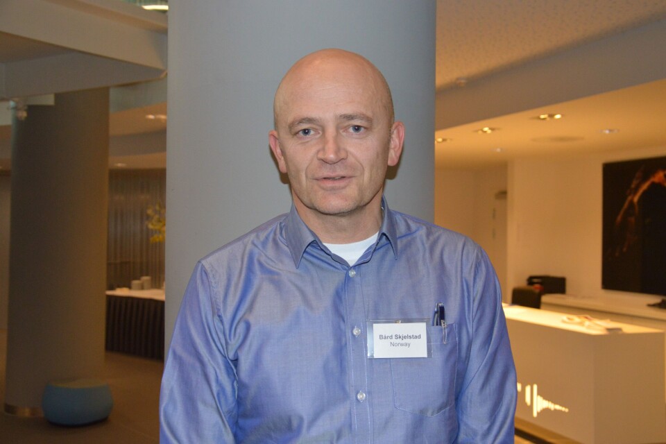 Biologisjef og veterinær Bård Skjelstad i Salmar. Foto: Therese Soltveit.