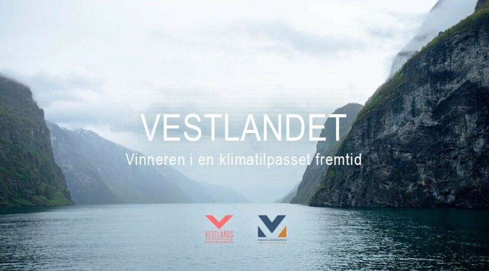 Menon Economics har på oppdrag fra Vestlandskonferansen vurdert vekstmulighetene for flere av de mest eksportintensive næringene i Norge fra i dag og frem til 2035 med utgangspunkt i grønn omstilling.