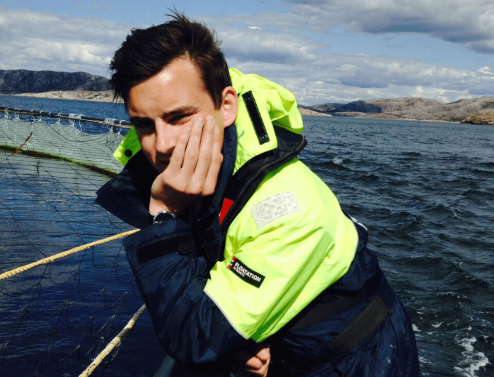 27 år gamle Morten Lernes er nyansatt i AKVA Group Software. Foto: Privat.