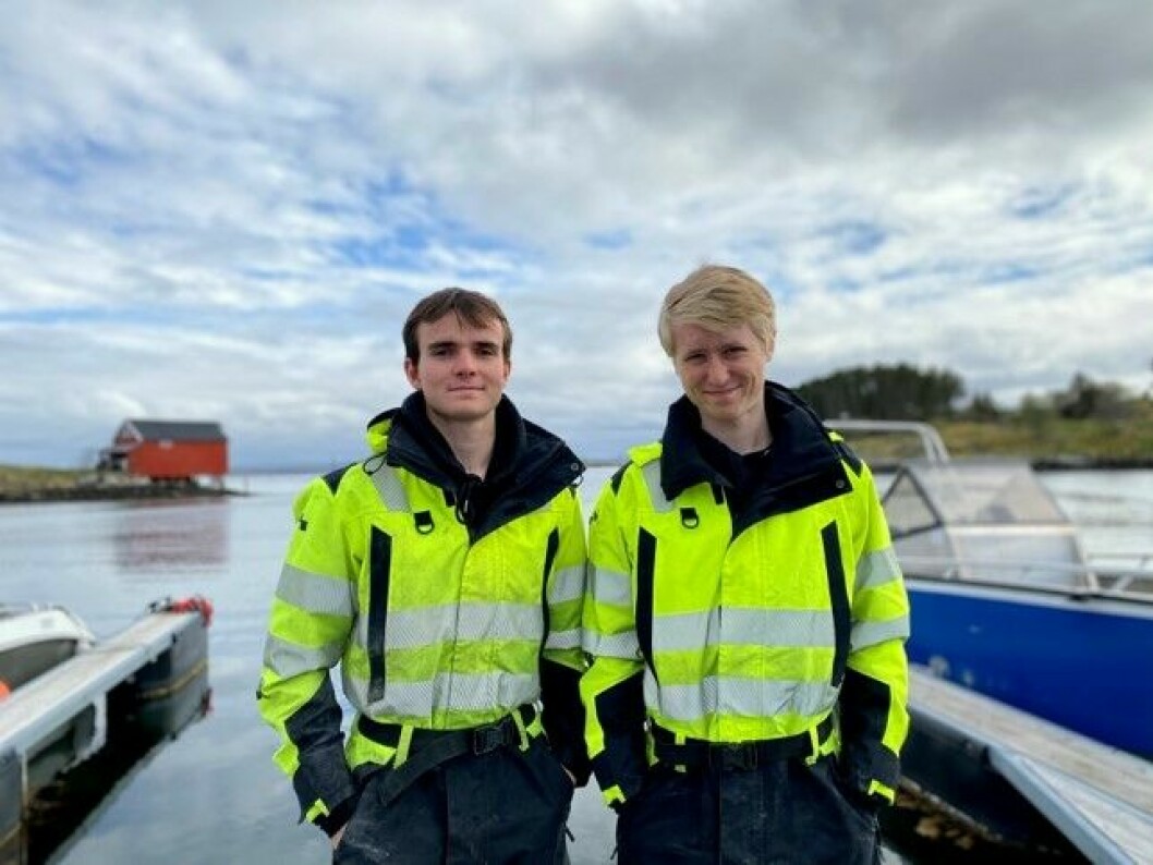 Kapmar er grunnlagt i 2018 av Isak Halse Kjerstad og Henrik Sehm-Hansen. De fullførte videregående nå i vår. Foto: KapMar