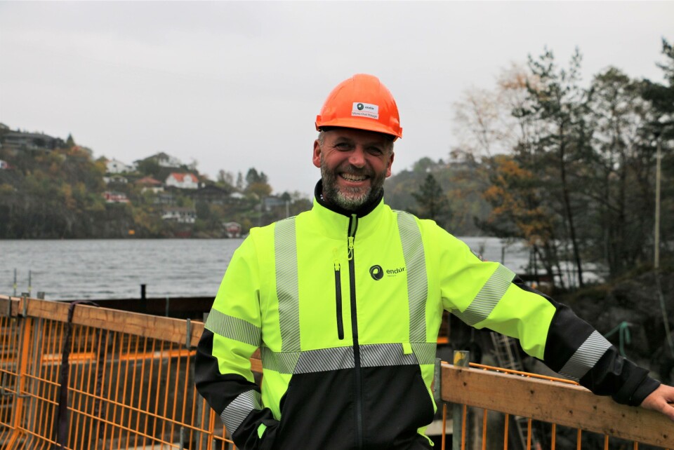 Administrerende direktør i Endúr Sjøsterk, Mons-Ove Hauge har signert sin andre fôrflåte-kontrakt på bare noen få dager. Foto: Helge Martin Markussen