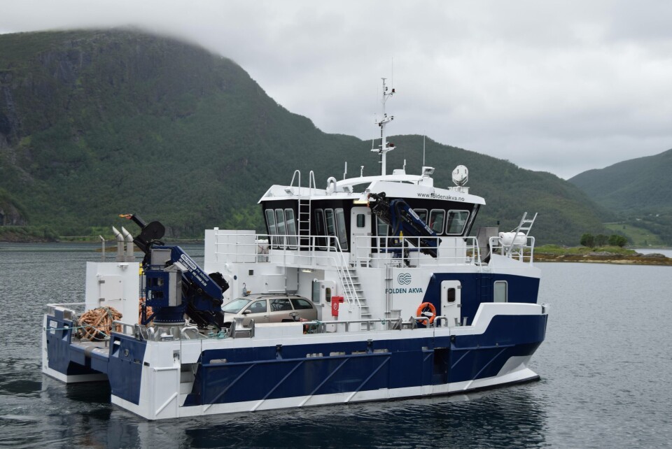 Byggenummer 143 skal leveres medio november 2017, og blir den femte båten Grovfjord Mek. Verksted leverer til Salaks. Foto: Grovfjord Mek. Verksted