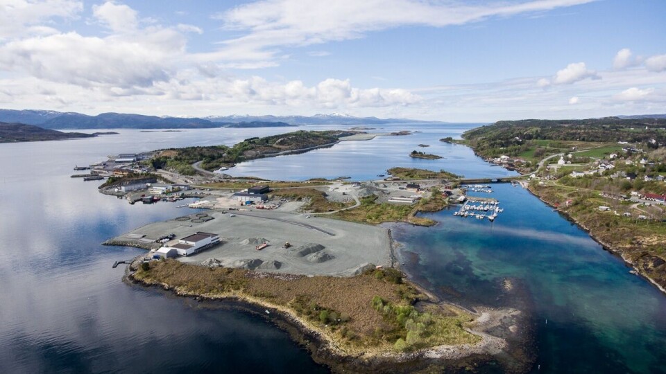 Slik så det ut i mai 2016 fra dronen. Foto: Vindfang.