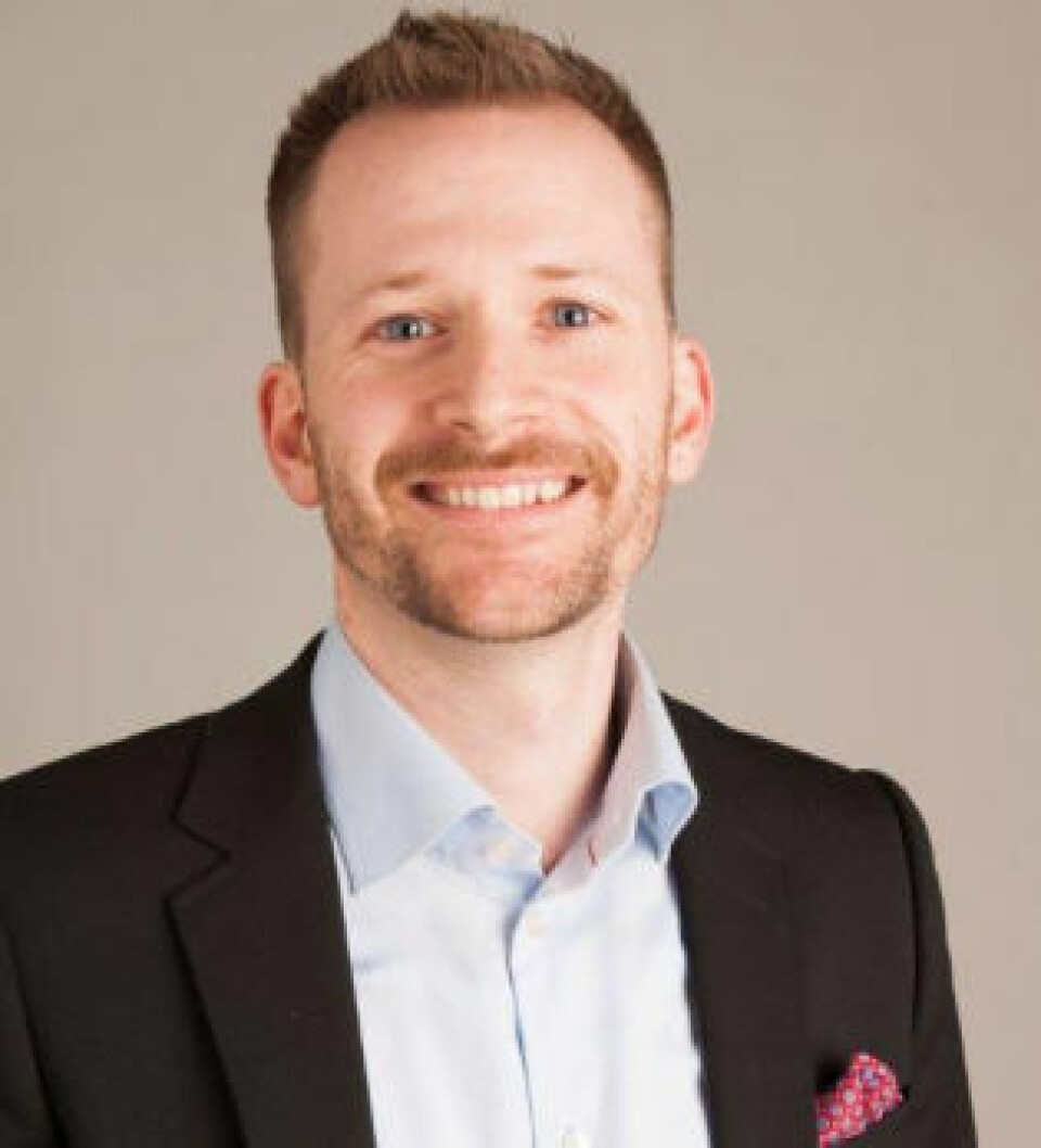 Kommunikasjonssjef Ola Helge Hjetland i Marine Harvest. Foto: Pressefoto/MH.