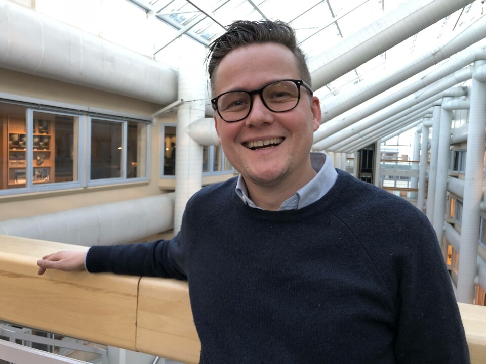 Den nye jobben i havbruksnæringen er ny for Torjuul, men han er klar på at han ønsker å ta del i næringen, som han mener er spennende og viktig. Foto: Biomar. Den nye jobben i havbruksnæringen er ny for Torjuul, men han er klar på at han ønsker å ta del i næringen, som han mener er spennende og viktig. Foto: Biomar.