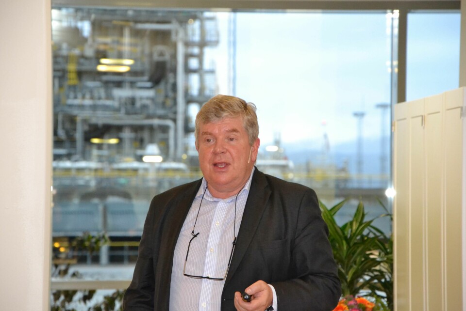 Einar Wathne er president i Cargill Aqua Nutrition. Foto: Magnus Petersen.
