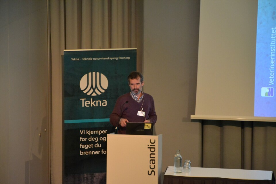 Peder Jansen fra Veterinærinstituttet. Foto: Magnus Petersen.