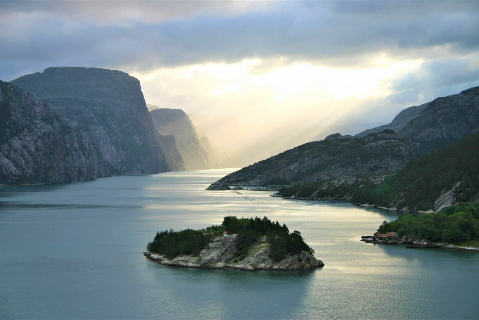 Fjord i Rogaland. Illustrasjonsfoto: Blue Planet AS.