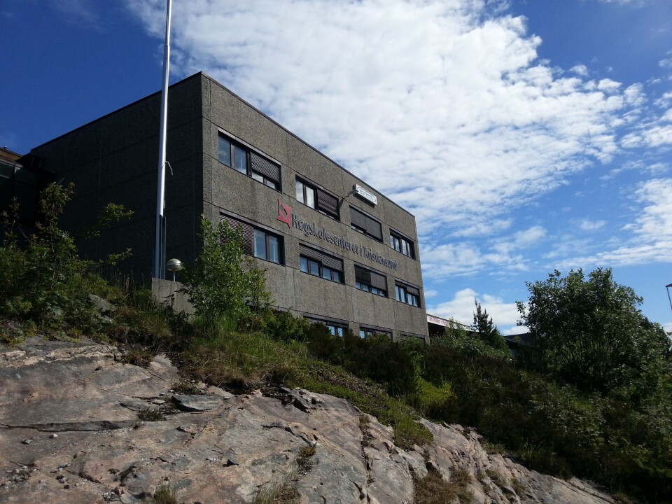 Høgskolesenteret i Kristiansund ligger godt til rette for den nye utdannelsen i marin logistikk og øknonomi ifølge Gården. Foto: Høgskolesenteret i Kristiansund.