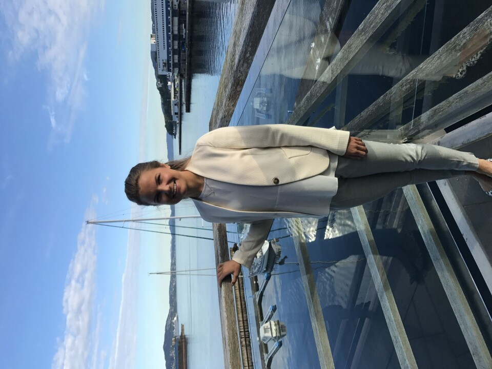 Camilla Neumann Holst er en del av sjømatteamet til Deloitte, Foto: Deloitte,
