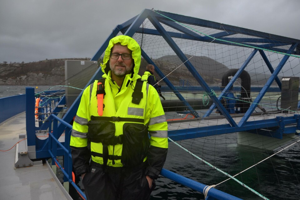 Prosjektleder for Aquatraz, Steingrim Holm er fornøyd med hvordan starten har vært i prosjektet. Foto: Ole Andreas Drønen Prosjektleder for Aquatraz, Steingrim Holm er fornøyd med hvordan starten har vært i prosjektet. Foto: Ole Andreas Drønen