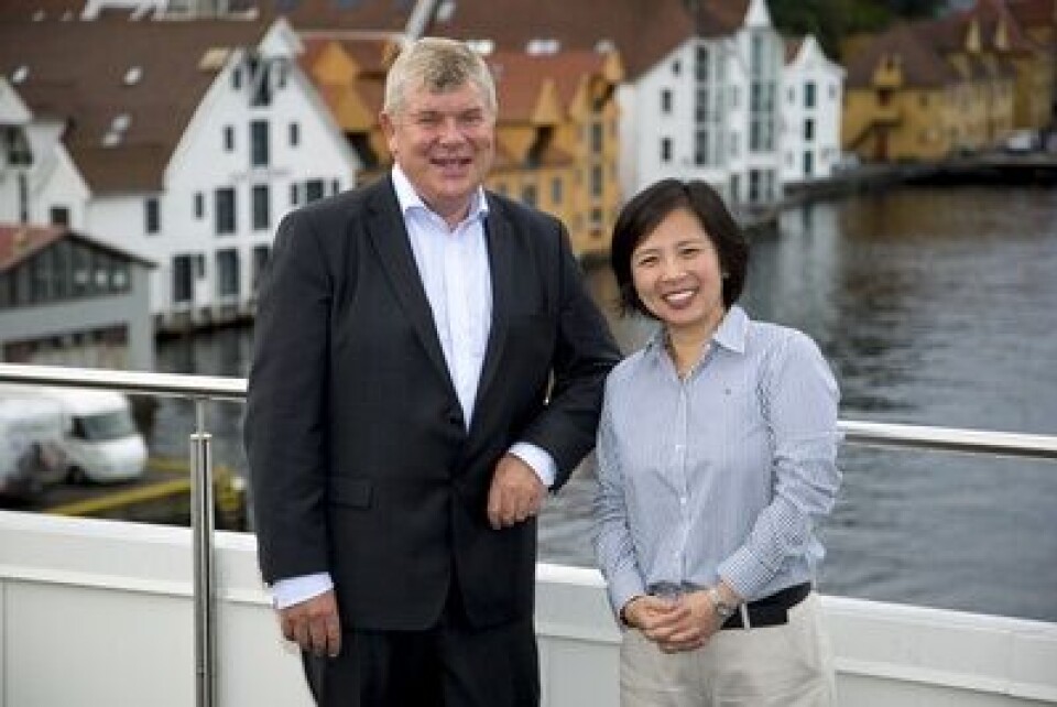 Einar Wathne og Sarena Lin har idag fullført oppkjøpsavtalen.