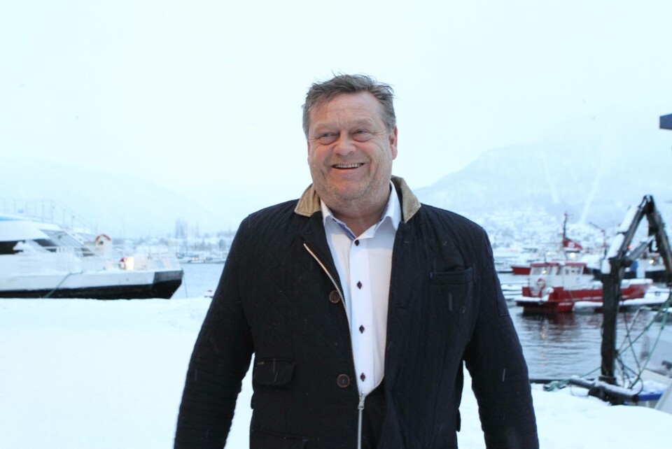 Fiskeriminister Harald T. Nesvik sier rødåte blant annet kan bli ny mulig kilde til spesialfôr for marin yngel. Foto: Nærings- og fiskeridepartementet.