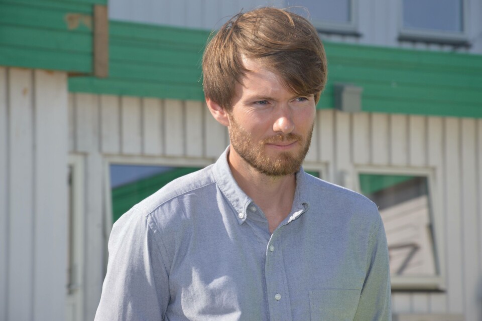 Daglig leder Jon Funderud, Seaweed Energy Solutions har stor tro på at tare kan gjøre fiskefôret mer næringsrikt. Foto: Therese Soltveit. Daglig leder Jon Funderud, Seaweed Energy Solutions har stor tro på at tare kan gjøre fiskefôret mer næringsrikt. Foto: Therese Soltveit.