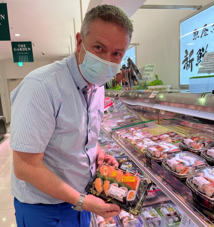 Sjømatutsending Johan Kvalheim har stor tro på økning av norsk laks til Japan og Sør-Korea, selv om prisene på importerte varer har økt betydelig i landene den siste tiden. Foto: privat.